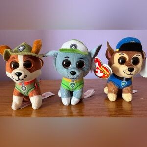 Paw Patrol Beanie Babies clip ons